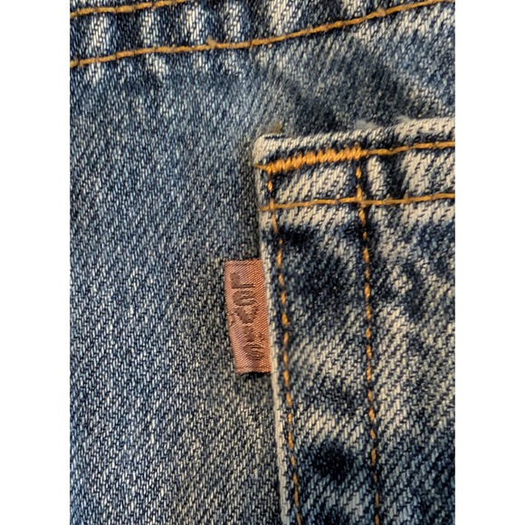 Vtg Levi Strauss 545 Loose Fit Jeans Mens W39 L29 (tag 40x30) Bronze Tab - Picture 7 of 10